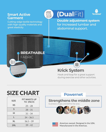 Back Brace for Men & Women - Immediate Relief from Back Pain, Herniated Disc, Sciatica, Scoliosis – Breathable Lower Back Belt for Weight Lifting - Workout - Posture Corrector