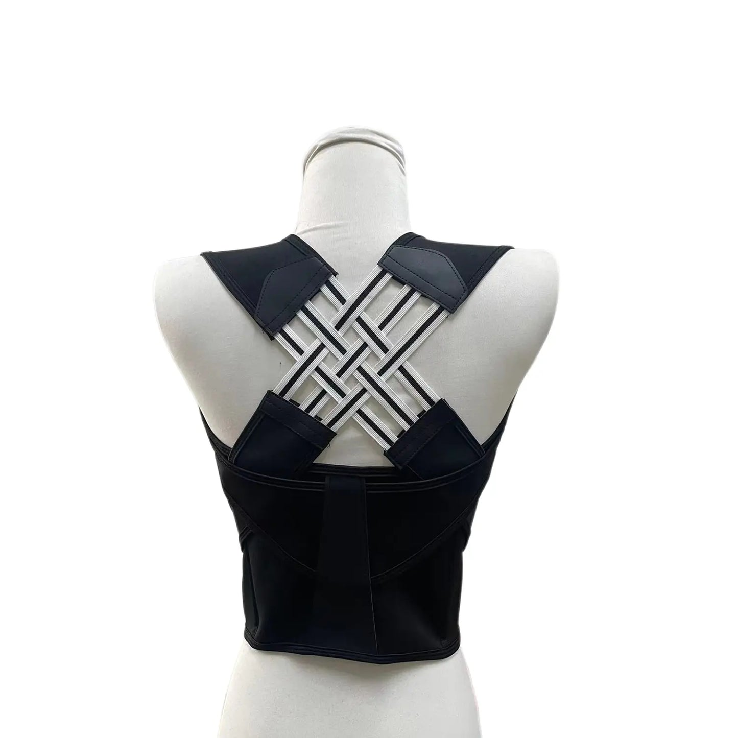Unisex Adjustable 2.0 Posture Support Brace for Upper Back and Scoliosis Correction, Ideal for Home and Gym Use