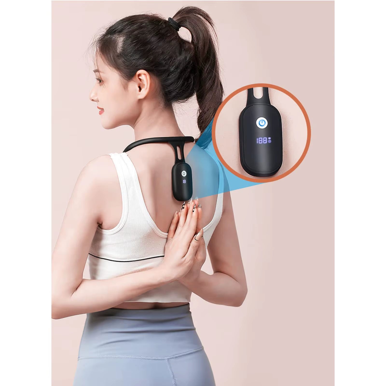 Paides Mini Smart Posture Corrector: Electronic Back Brace and Posture Trainer for Children