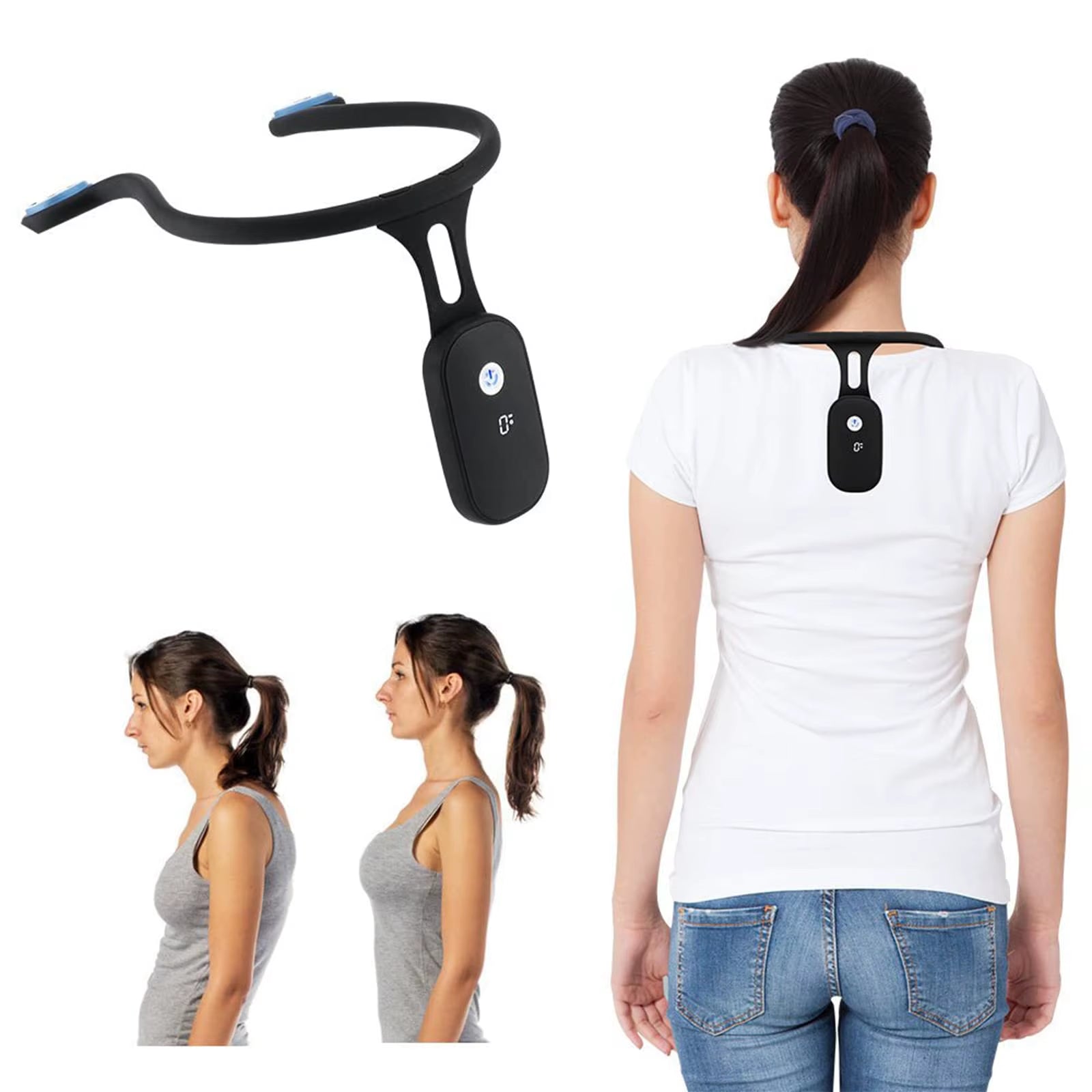 Paides Mini Smart Posture Corrector: Electronic Back Brace and Posture Trainer for Children