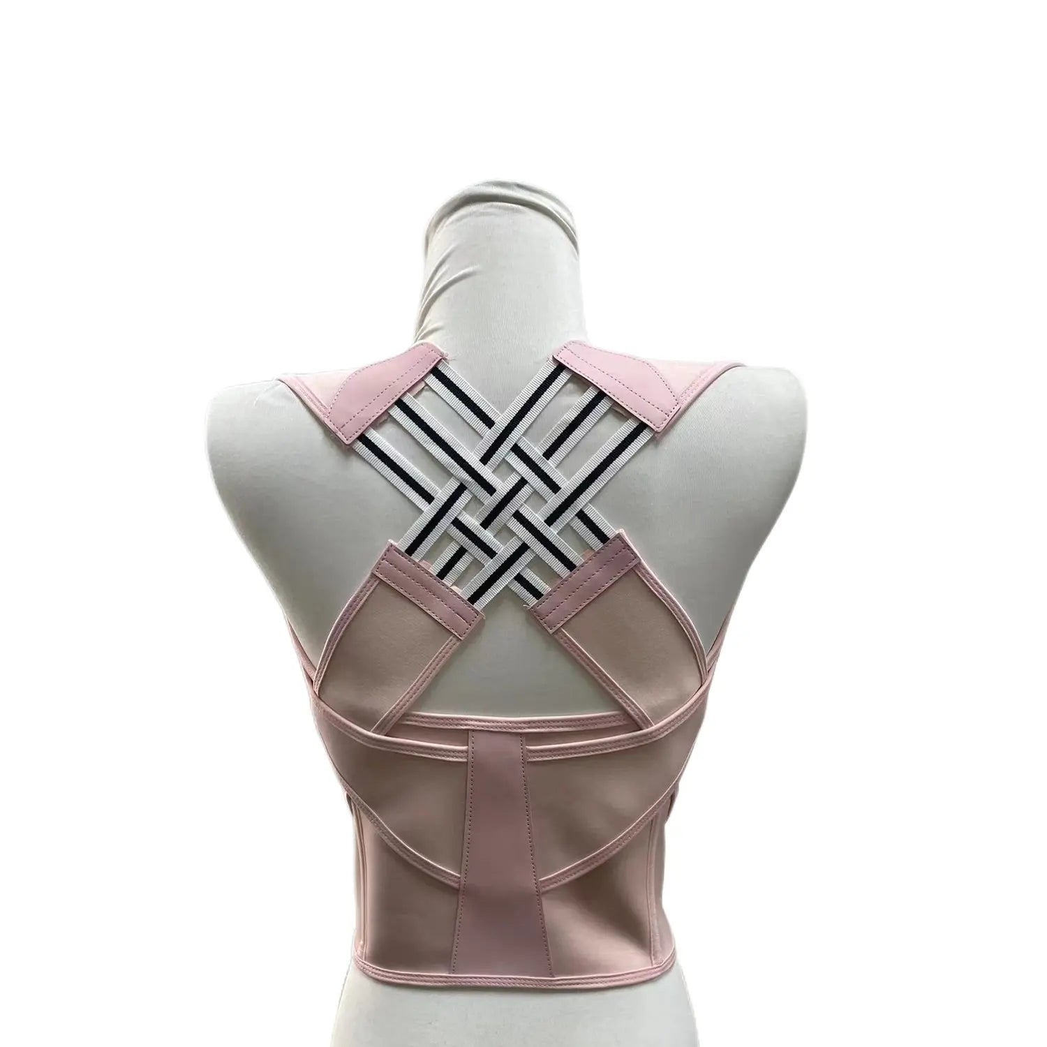 Unisex Adjustable 2.0 Posture Support Brace for Upper Back and Scoliosis Correction, Ideal for Home and Gym Use