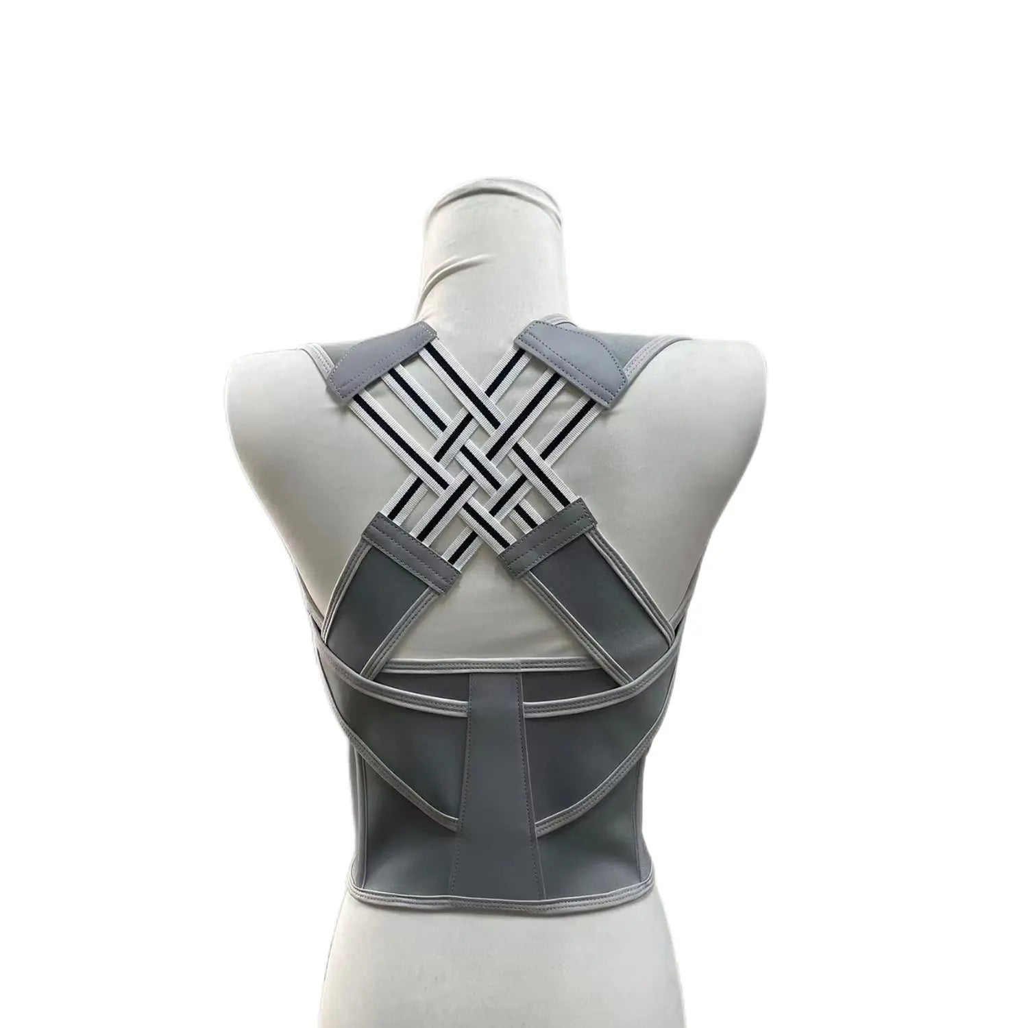 Unisex Adjustable 2.0 Posture Support Brace for Upper Back and Scoliosis Correction, Ideal for Home and Gym Use